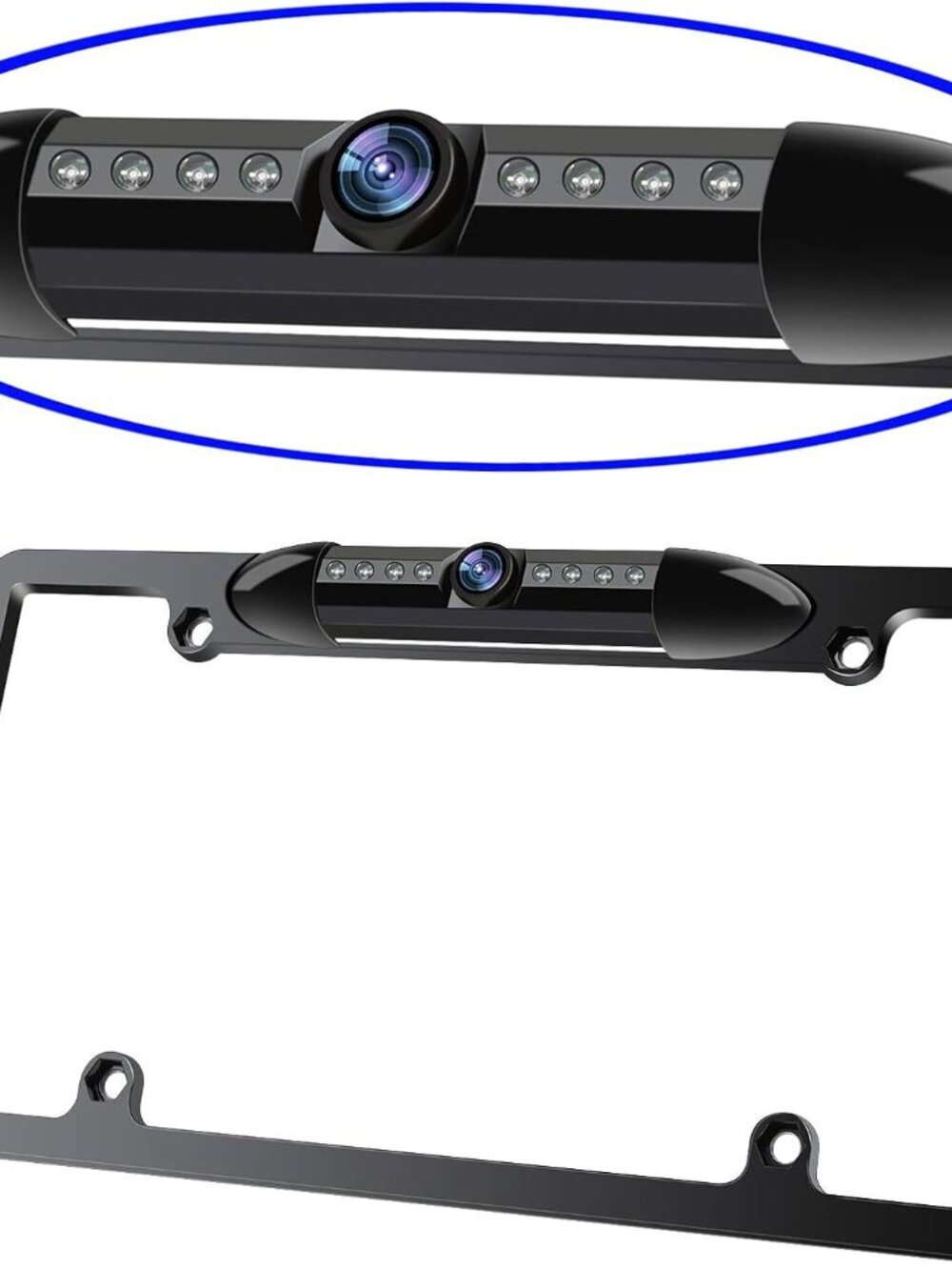 License Plate Frame Backup Camera Night Vision Car Rear View Camera - Picture 7 of 7